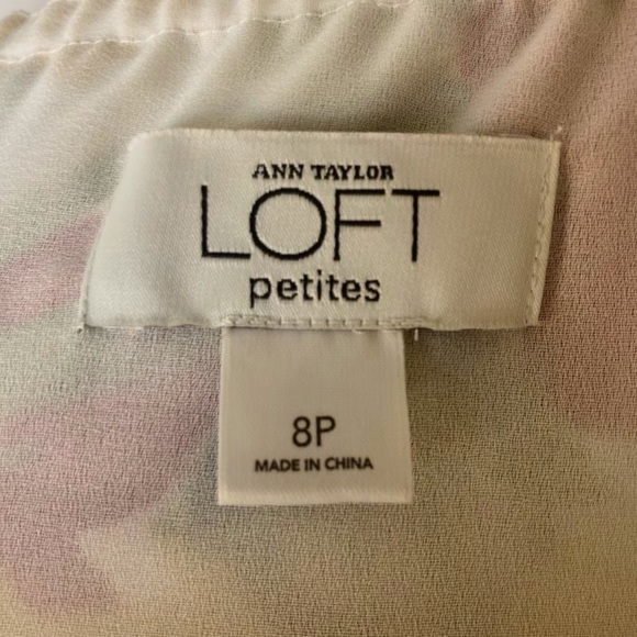 LOFT 100% Silk Floral Halter - Picture 6 of 7